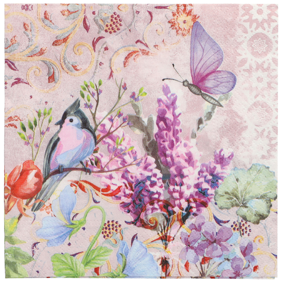 PAPSTAR Serviette à motif 'Lisette', 330 x 330 mm