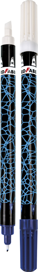 Effaceur, bleu fluo / noir