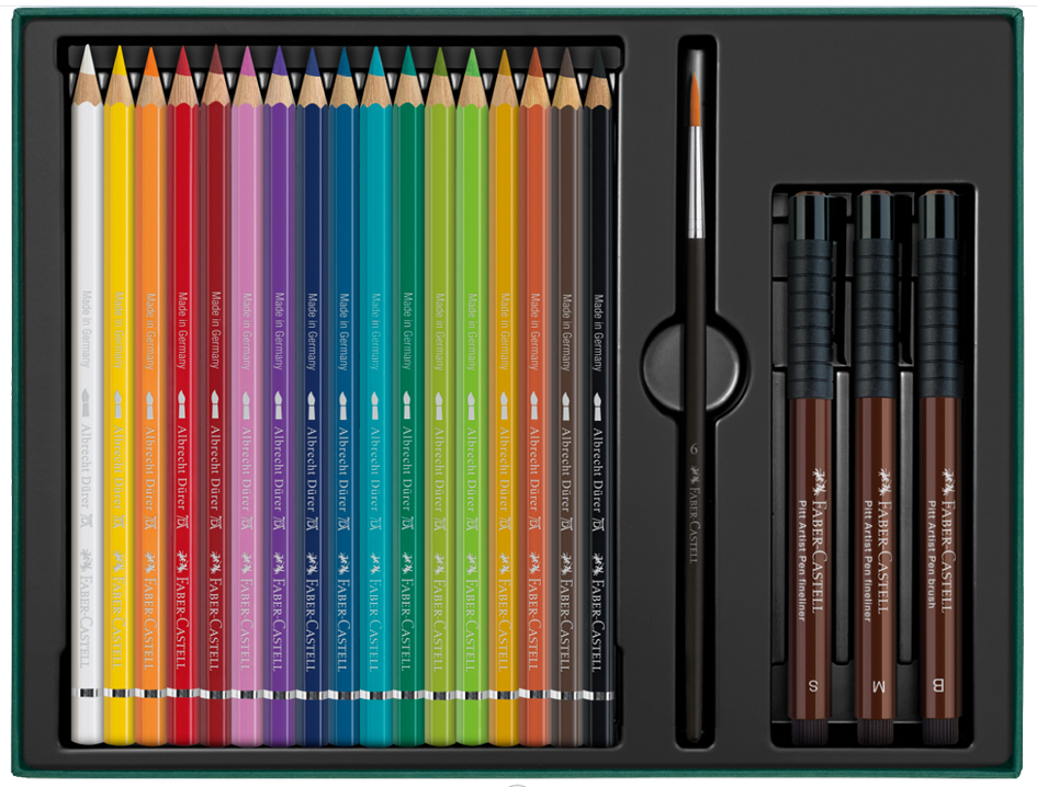 Kit cadeau ALBRECHT DÜRER & Pitt Artist Pen, contenu