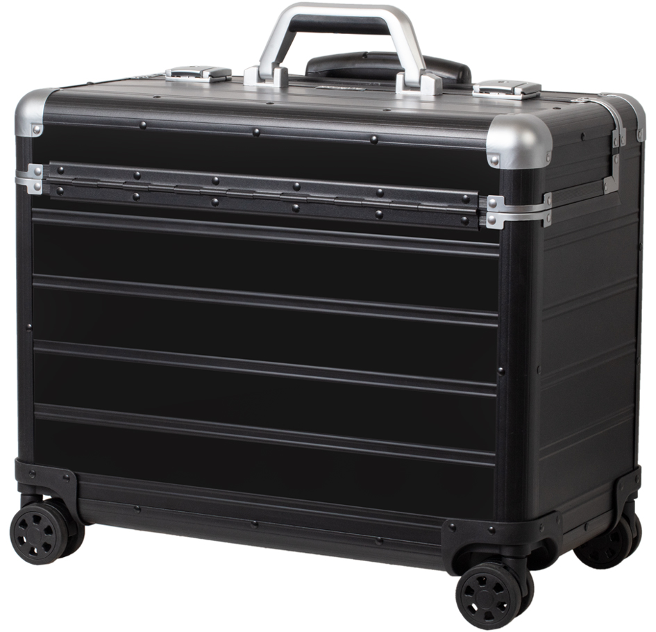 ALUMAXX Valise pour pilotes 'PANDORA', aluminium, noir mat