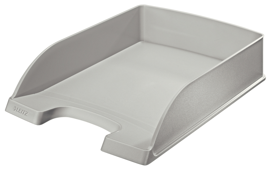 LEITZ Corbeille à courrier Plus Standard, A4, gris
