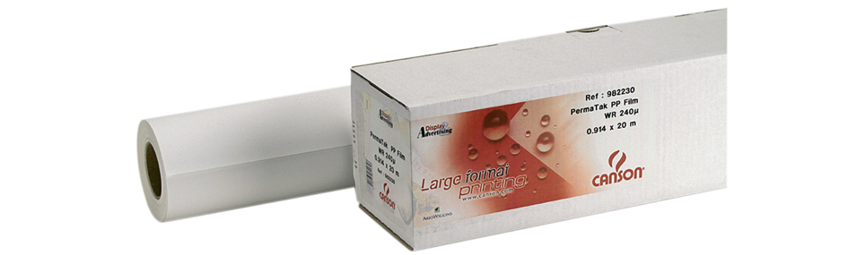 Rouleaux pour traceurs, transparent