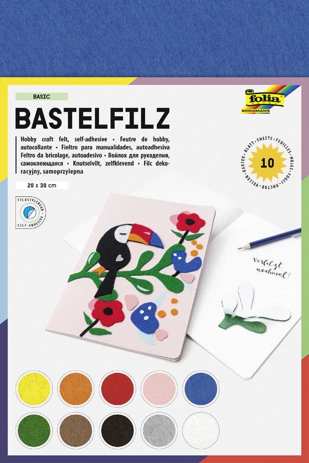 Feuilles en feutre, autoadhésif