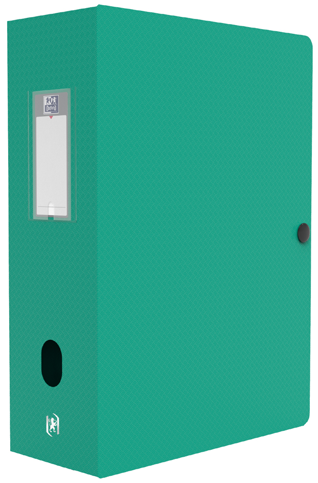 Oxford Boîte de classement Memphis, dos de 100 mm, vert
