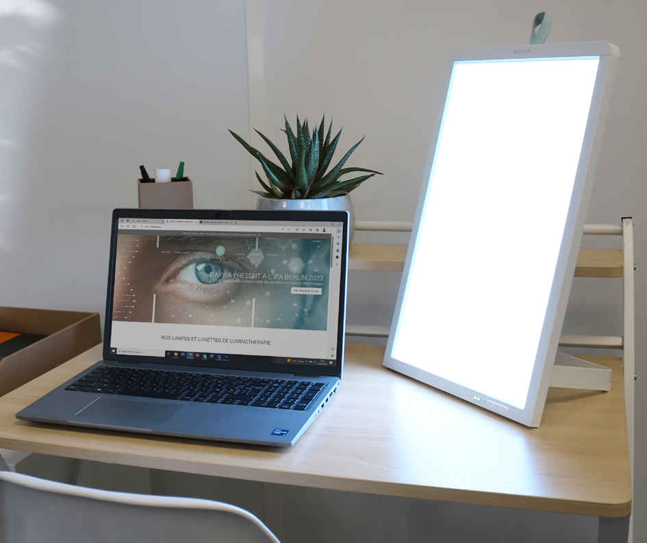 UNILUX Lampe LED de luminothérapie Dayvia WELLBI, blanc