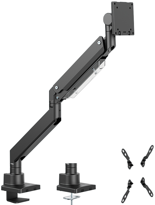 LogiLink Bras support pour écran, longeur: 526 mm, noir