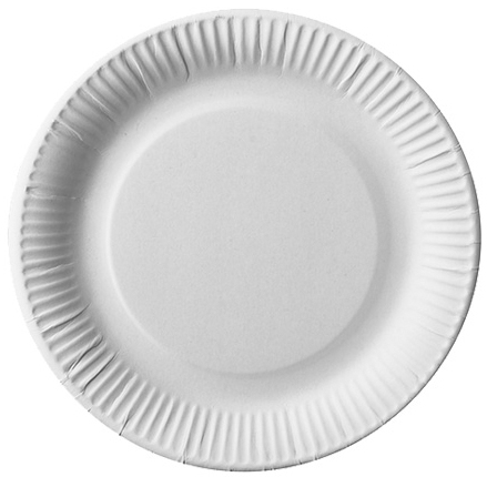PAPSTAR Assiette en carton 'pure' diamètre: 230 mm, blanc