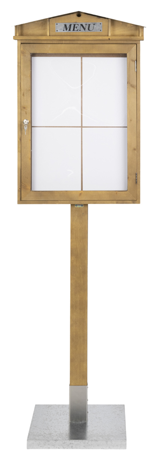 Vitrines LED, bois