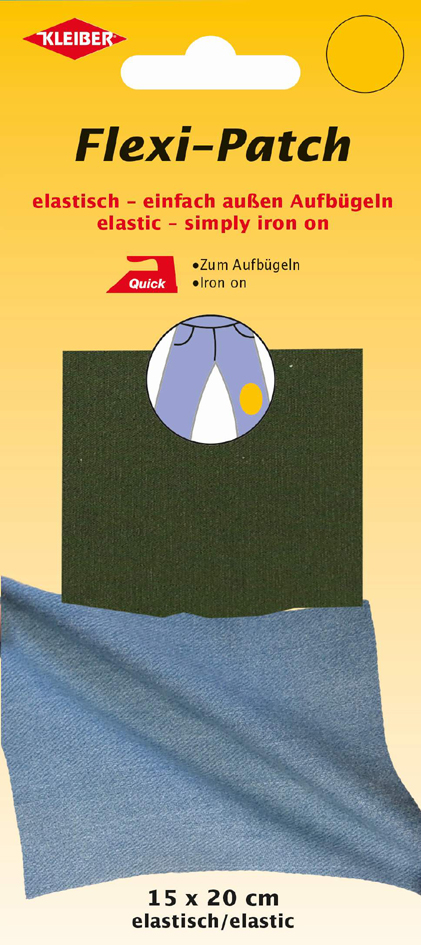 KLEIBER Patch thermocollant, repassage extérieur, olive
