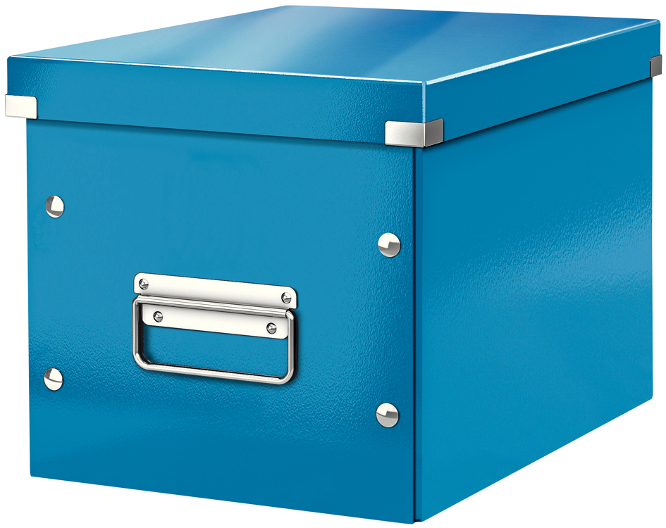 Boîte de rangement Click & Store Cube WOW, bleu