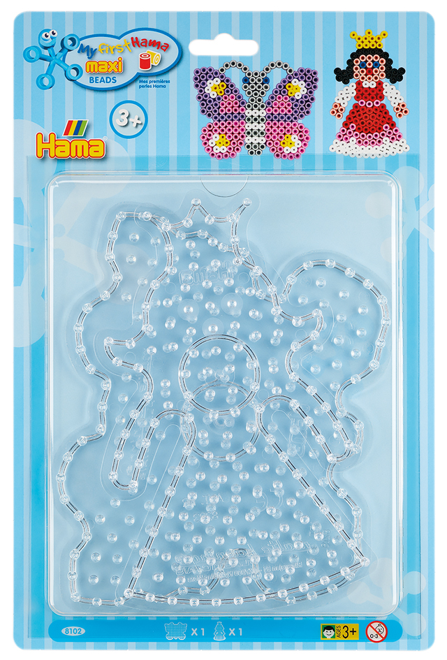 Hama Plaques pour perles à repasser 'Papillon, princesse'