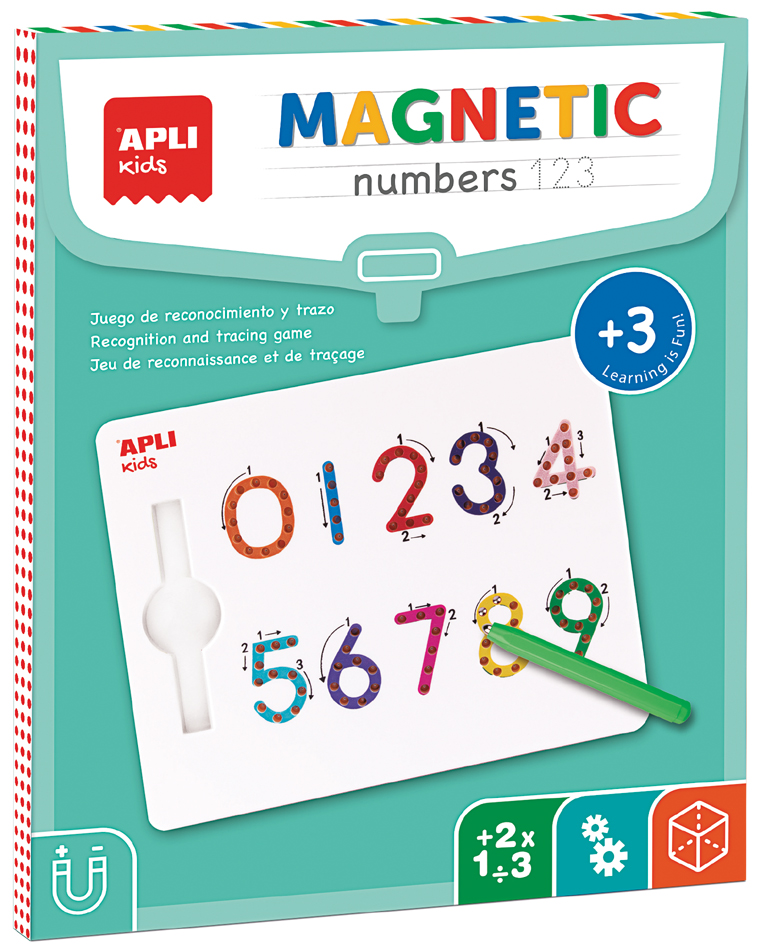 Tableau magnétique, "Magnets 123 chiffres"