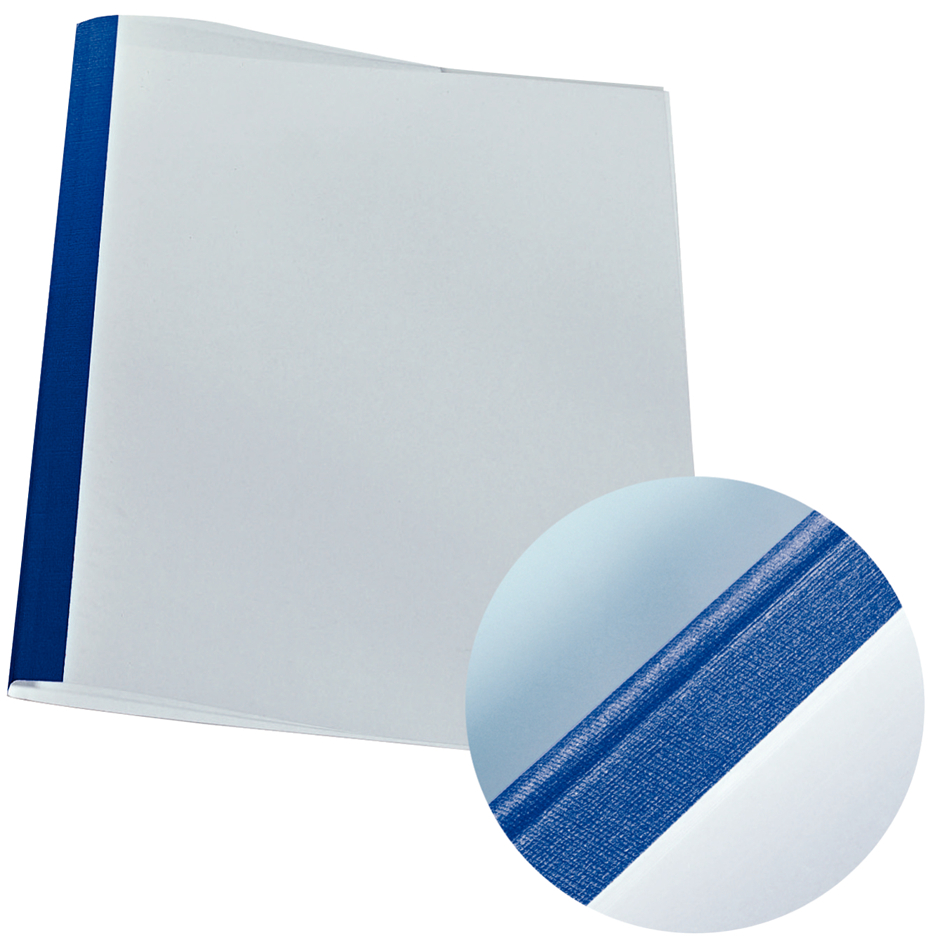 Visuel de référence : chemise à reliure thermique, bleu