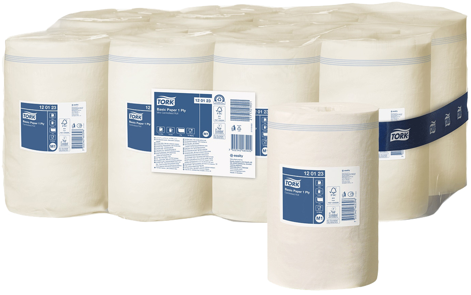 TORK Rouleau nettoyant multi-usage, 1 couche, 120 m