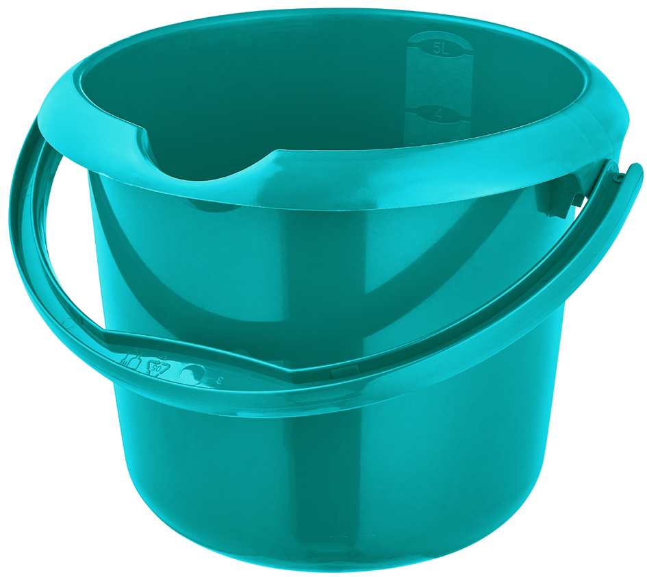 keeeper Seau 'mika eco', rond, 5 litres, sky blue