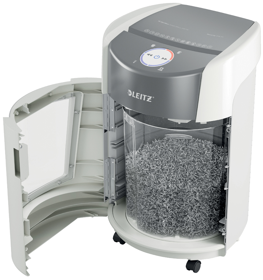 Destructeur de documents IQ OptiMax 350 Small Office, ouvert
