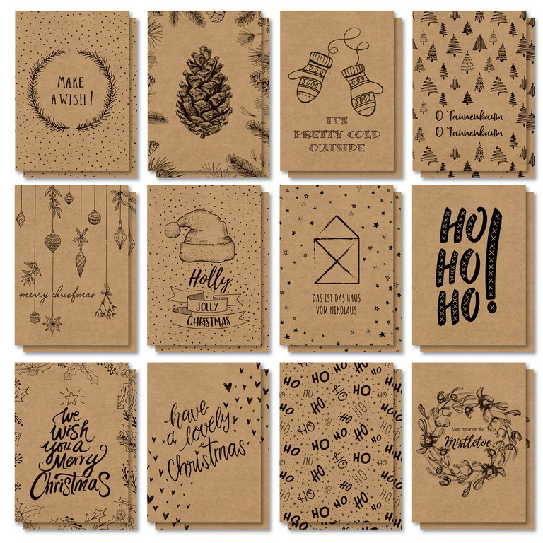 Cartes de voeux, Noël