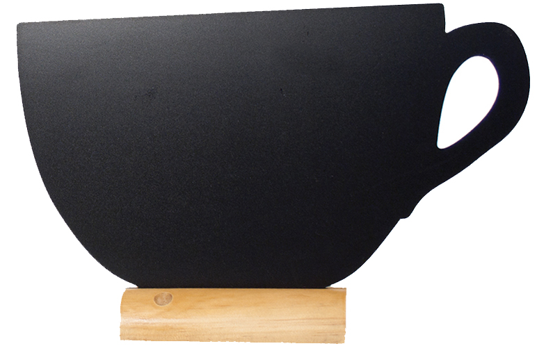 Securit Ardoise de table SILHOUETTE 'Tasse'