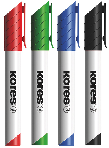 Kores Marqueur tableau blanc 'K MARKER', bleu