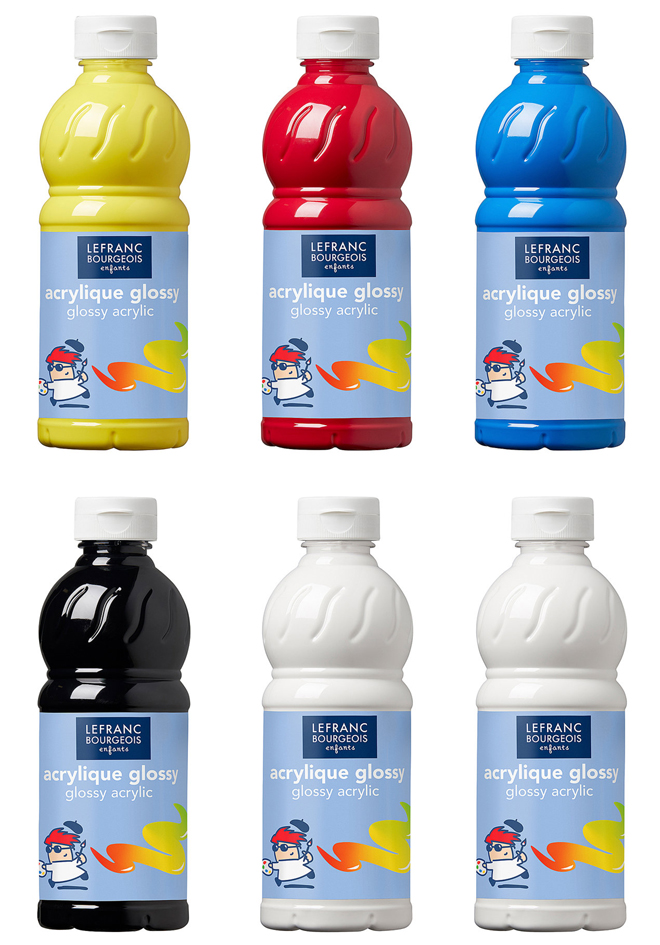 Sets de peinture acrylique, bouteille