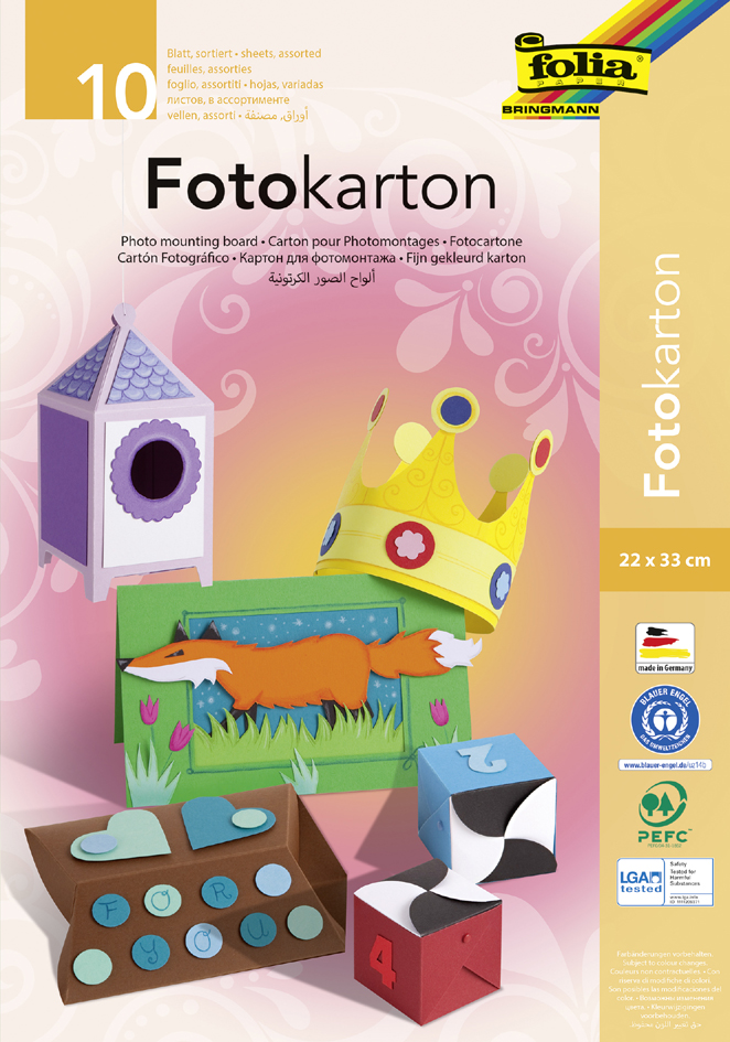 folia Chemise de carton de bricolage, 220 x 320 mm