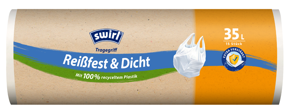 Sac poubelle à poignées, 35 litres