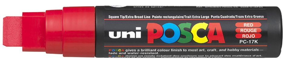 POSCA Marqueur à pigment PC-17K, rouge