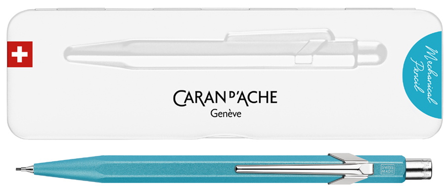CARAN D'ACHE Porte-mines 844 Colormat-X, 0,7 mm, turquoise