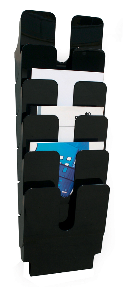 DURABLE Set de porte-brochures mural 'FLEXIPLUS 6', A4