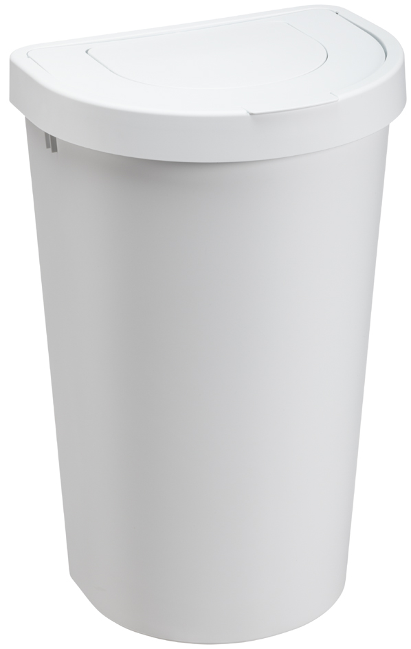 Poubelles, couvercle pivotant