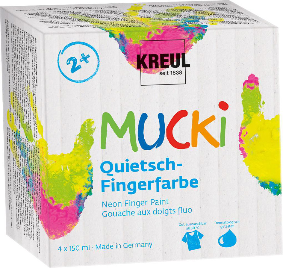Peintures aux doigts, kits