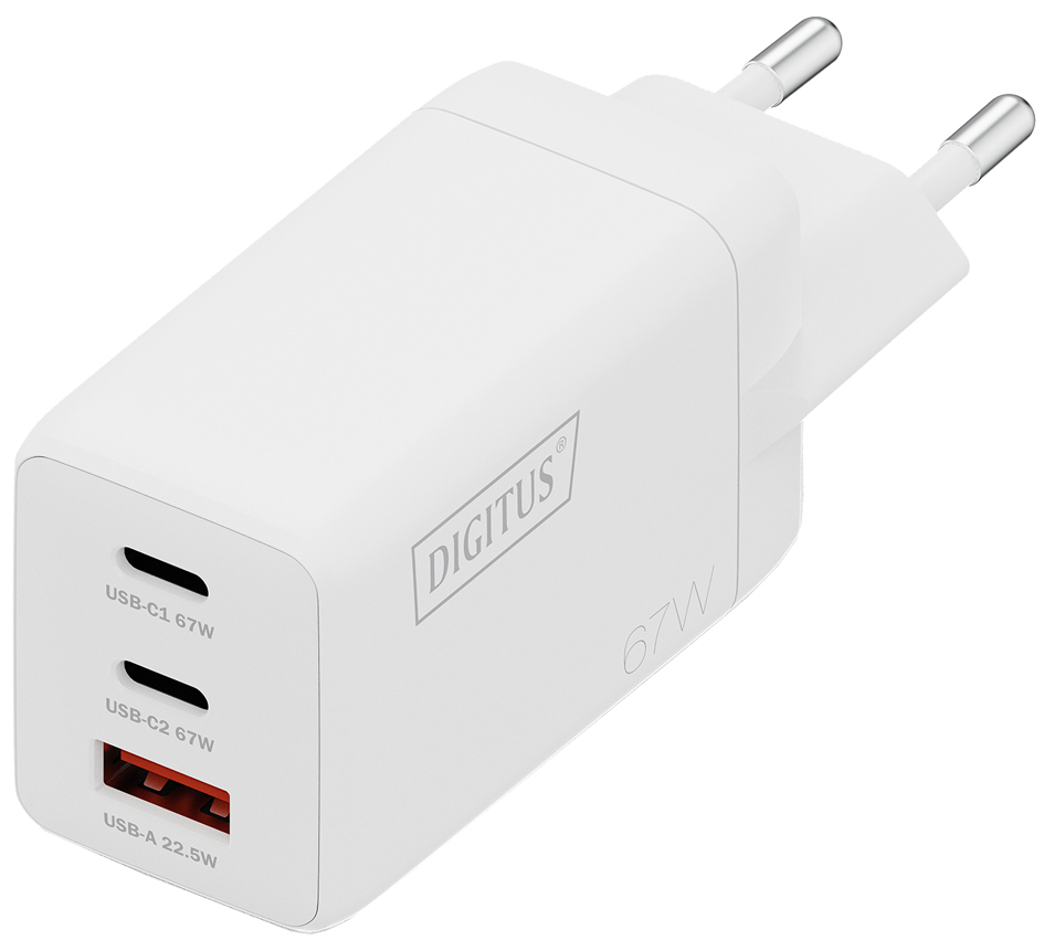 Chargeur secteur USB GaN 67 watts