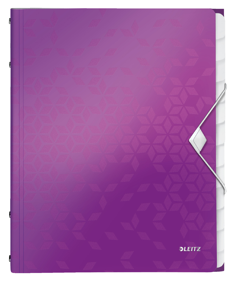 LEITZ Chemise de rangement WOW, A4, PP, violet