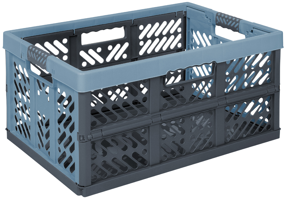 keeeper Caisse de rangement pliante 'ben', 45 L, nordic-blue
