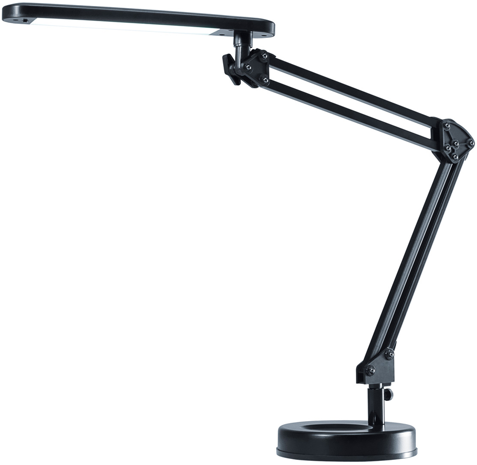 Hansa Lampe de bureau à LED 4 Stars, avec socle, noir