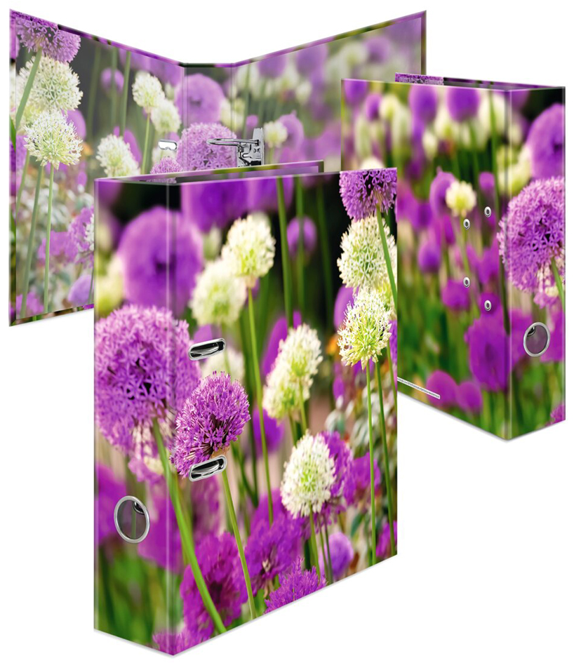 HERMA Classeur à motifs fleurs 'Purple Sensation', A4