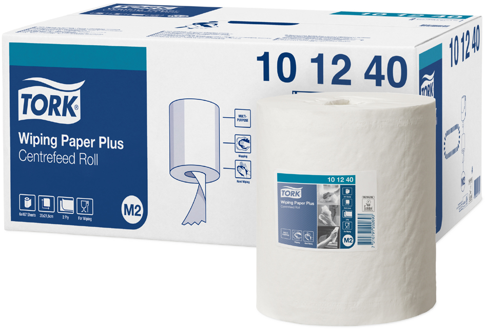 TORK Rouleau de papier nettoyant multi-usage, 160 m, blanc