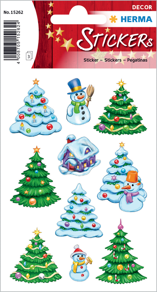 HERMA Sticker de Noël DECOR 'Forêt à Noël'