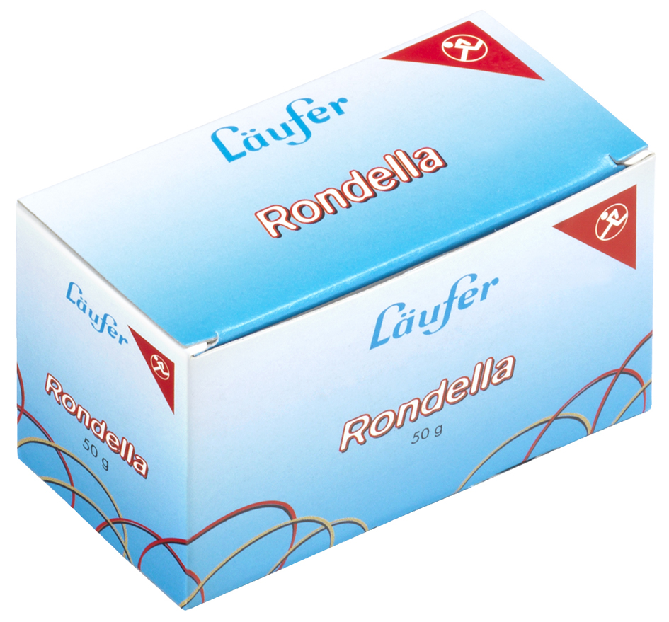 Läufer Bracelets élastiques RONDELLA, 100 mm, 100 g, rouge