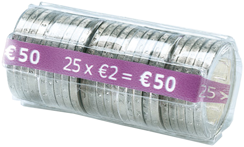 RESKAL Etui à monnaie THE CONTAINER, pour 25 x 2 EUR