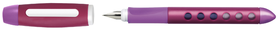FABER-CASTELL Stylo plume éducatif Scribolino, mûre