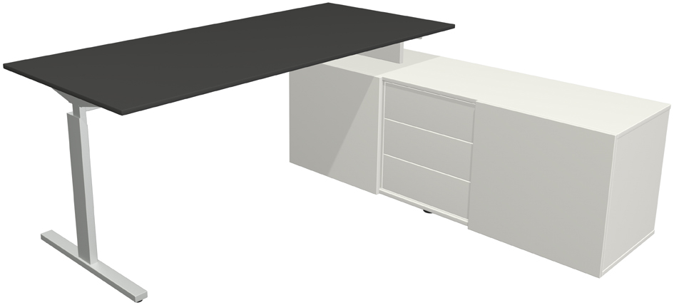 kerkmann Bureau complet 'Form 2', anthracite