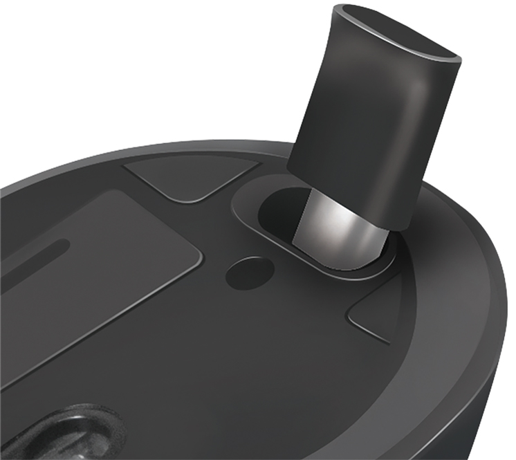 Souris optique USB-C, sans fil, vue arrière