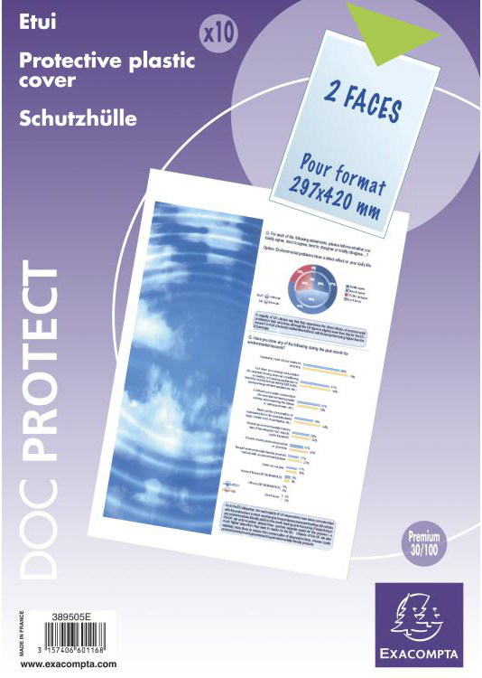 Etuis de protection simple, PVC