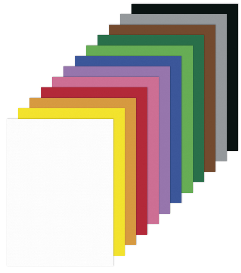 Cartons & papiers de couleur (180 g/m2)