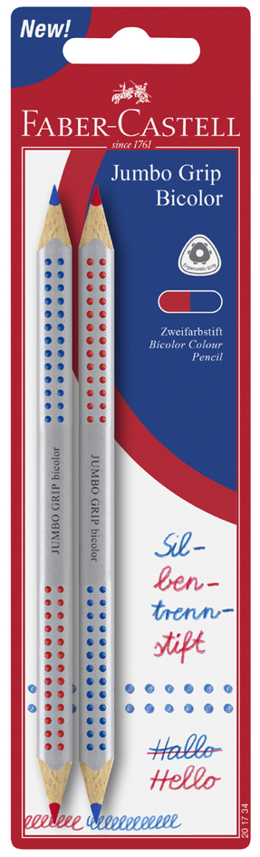 Crayons de couleur bicolores