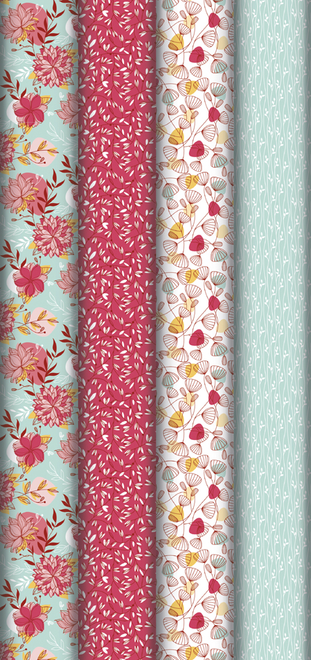 Présentoirs - papiers cadeau, motifs