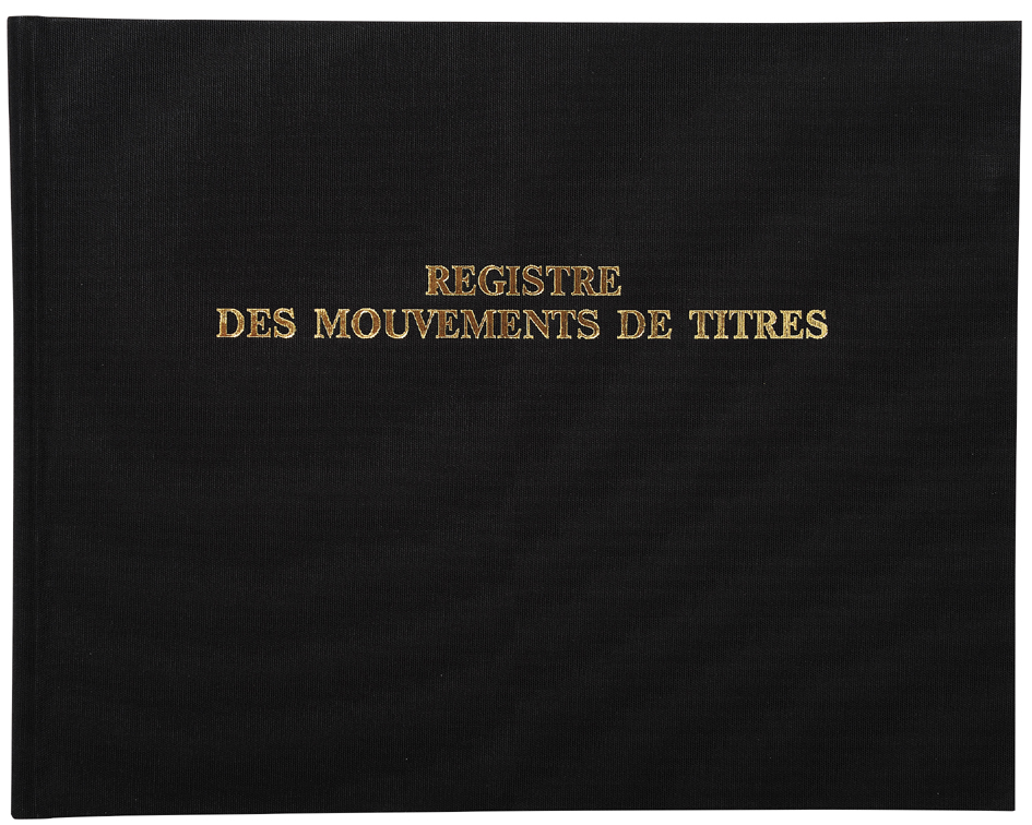 EXACOMPTA Registre 'Mouvements de titre', 240 x 320 mm