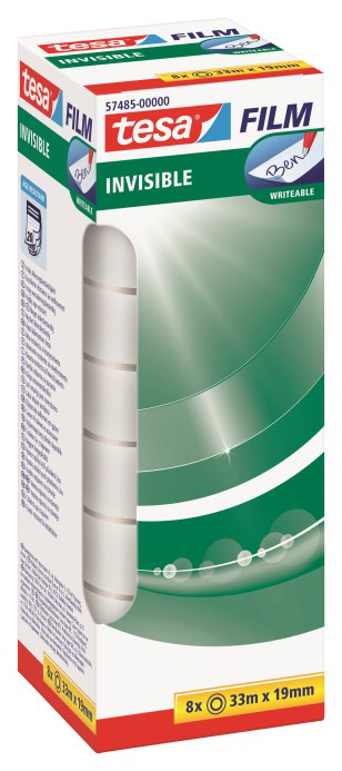 Visuel de référence: tesa Film® Ruban adhésif, mat - invisible, lot de 8