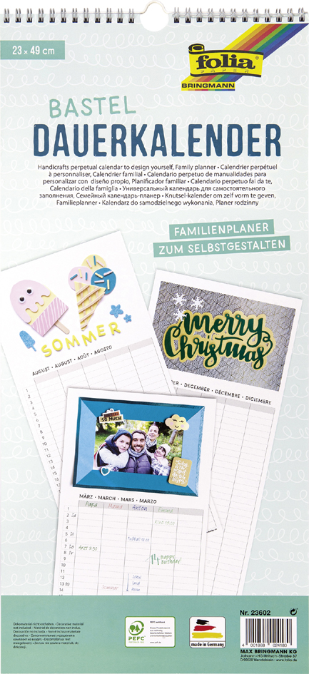 Calendriers créatifs, formats spéciaux